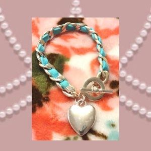 Silver Heart Bracelet 💙